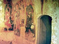  Massafra. Chiesa rupestre Madonna Buona Nuova o del Crocifisso, interno